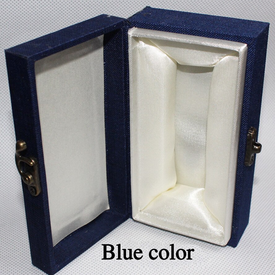 Chinese Stijl Seal Doos Schilderij Kalligrafie Stempel Verpakking Geschenkdoos Seal Cuting Art Setsignet: Blue color