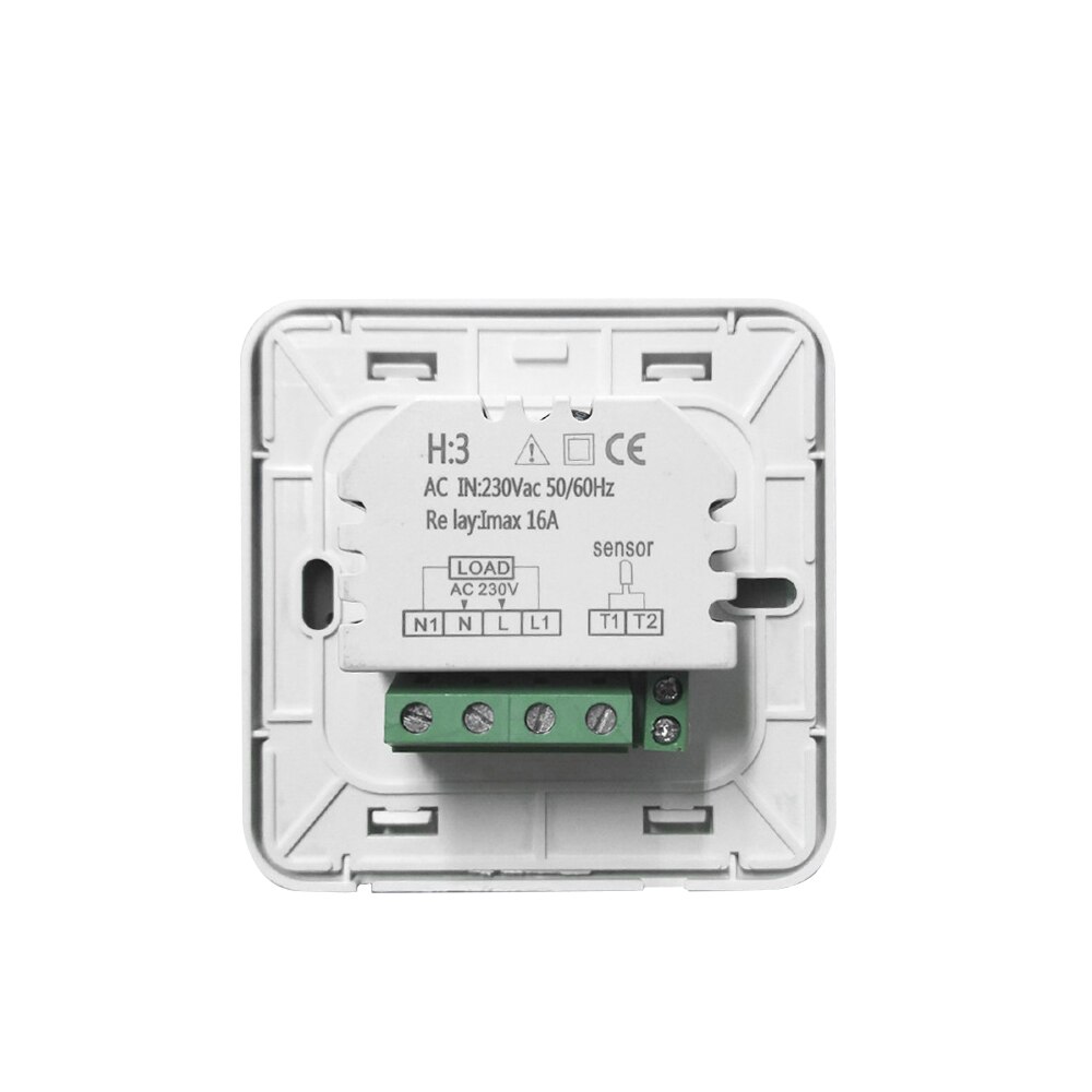Digital lcd gulvvarme termostat elvarme 220v touch screen programmerbar til hjemmet varme temperaturregulator