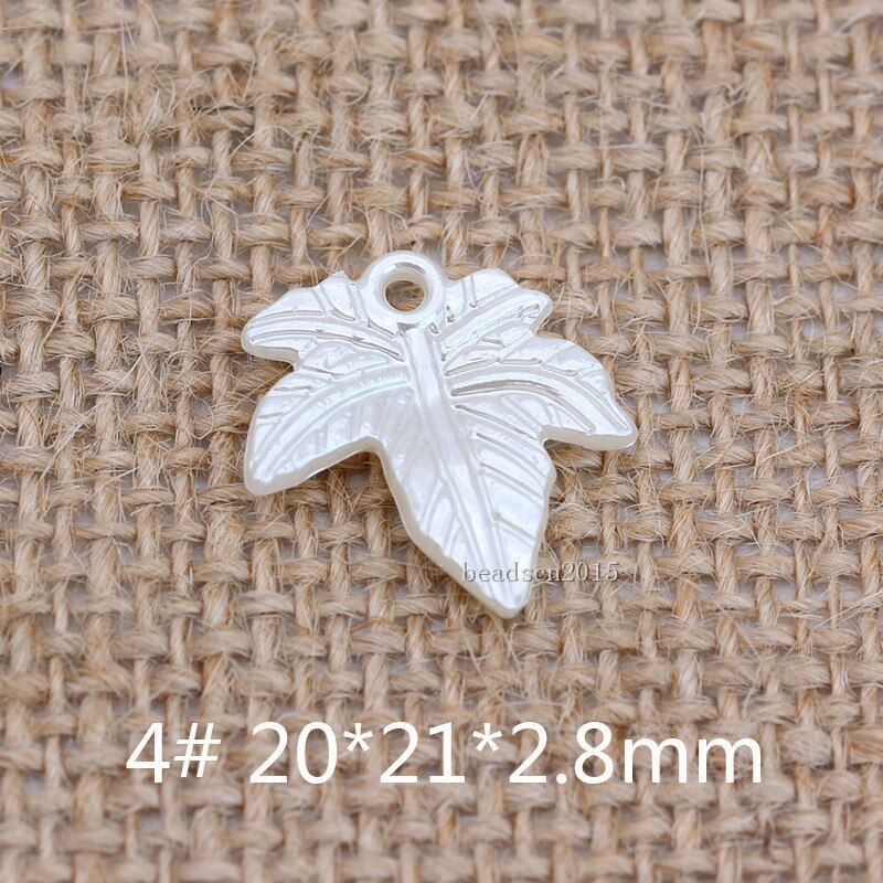 50 teile/los Blume Rose formen Nähen AUF Flatback ABS Nachahmung Perle Mit Loch Edelsteine Charms Kosmetische Zubehör DIY: No4