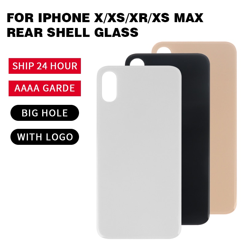 Aaa + + + Glas Back Cover Voor Iphone X Xs Xs Max Glas Back Cover Rear Shell Glas Vervangende Onderdelen