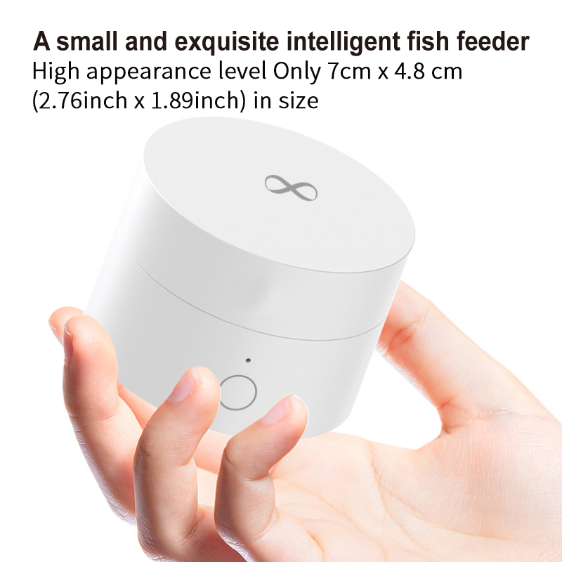 Automatyczny karmnik dla ryb WiFi z timerem, inteligentny automat robić karmienia małych akwariów.
