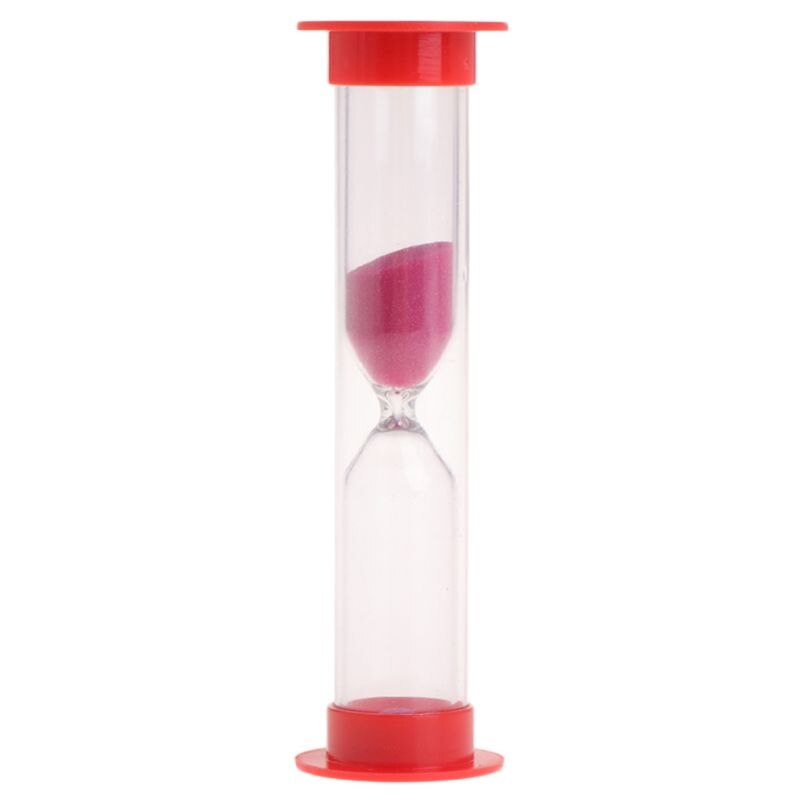 1min ampulheta sandglass areia cozinhar relógio crianças brinquedos cozinha temporizador decoração para casa: Vermelho