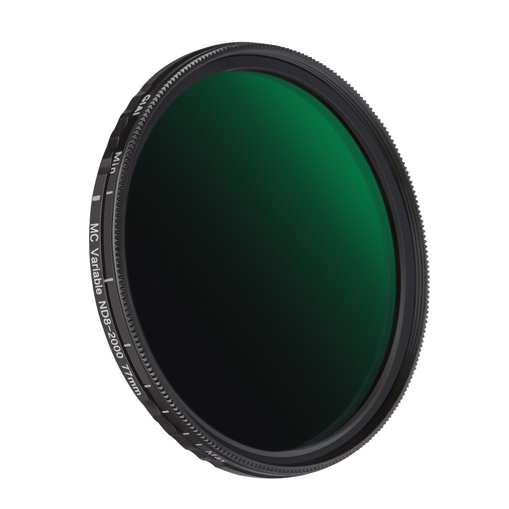 GiAi-lente de cámara de densidad neutra ajustable, filtro ND Variable de ND8-2000, 86mm, 82mm, 77mm, 72mm, 67mm, 62mm, 58mm, 55mm, 52mm, 49mm, 46mm