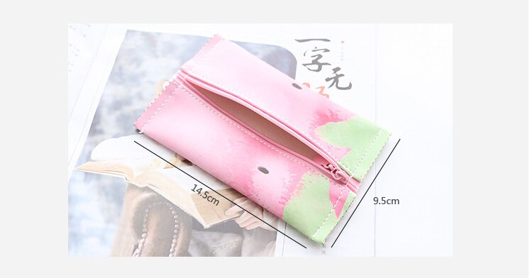 1 pièce aléatoire, fraise sucrée Etc. Sac de pièce de monnaie d'unité centrale de , pain de bande dessinée, nourriture, petit étui de poche de porte-monnaie de poche de 14CM