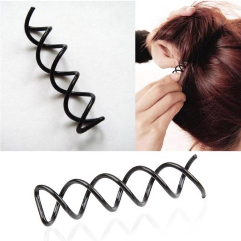 12 Stuks Metalen Spiraal Spin Schroef Pin Clip Haarspeld Lady Twist Haar Clip Accessoires