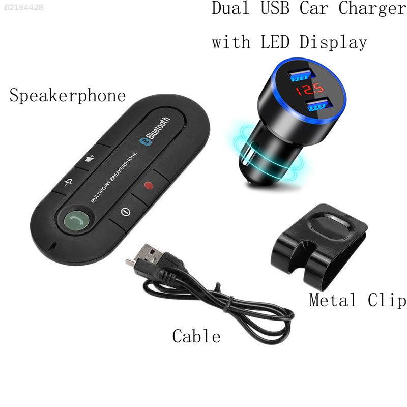 Kit mains libres Bluetooth pour voiture, haut-parl – Grandado