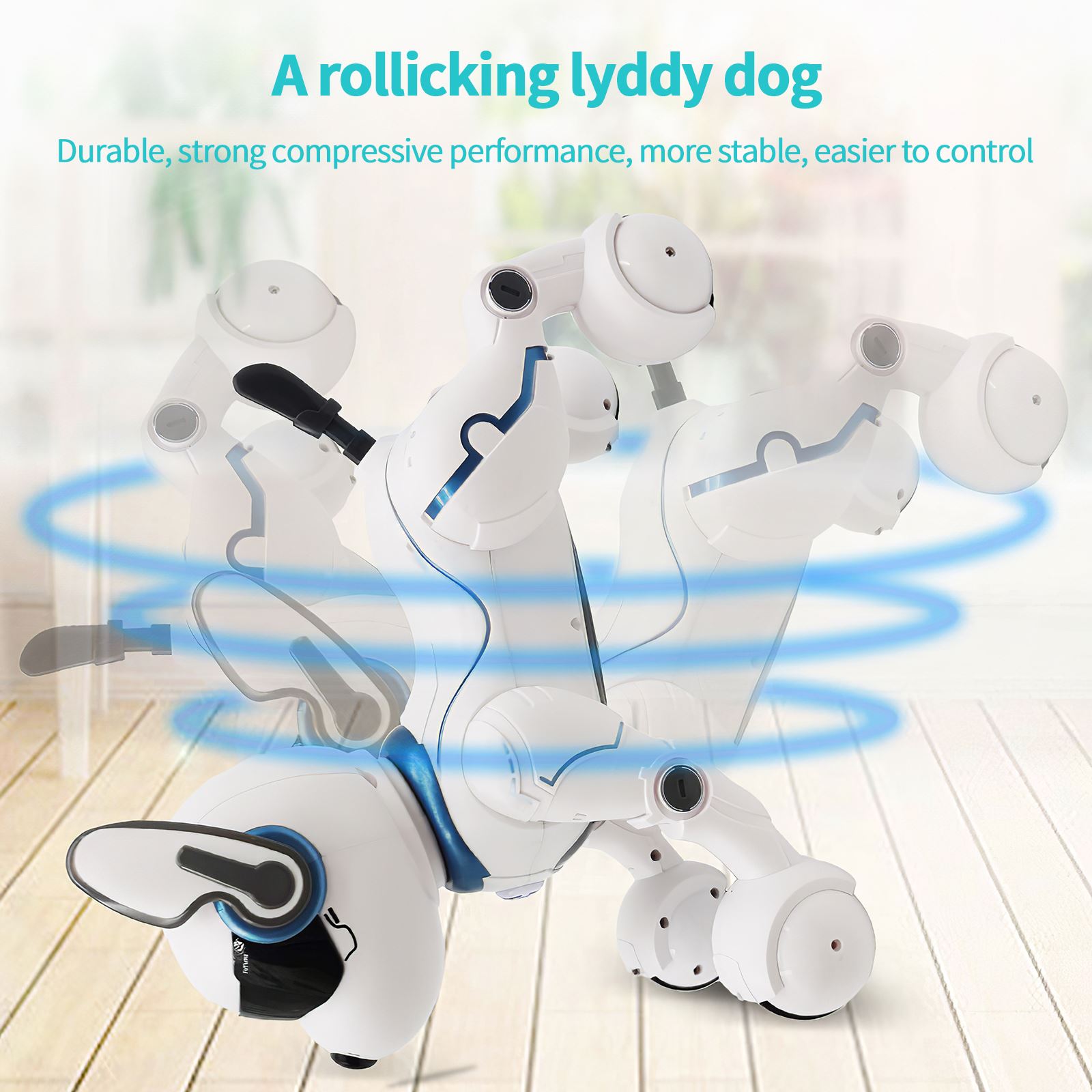 Fernbedienung Roboter Hund Spielzeug RC Kunststück Welpen Imitiert Ebene Geräusche Tänze mit Musik Roboter Spielzeug für freundlicher Jungen und Mädchen