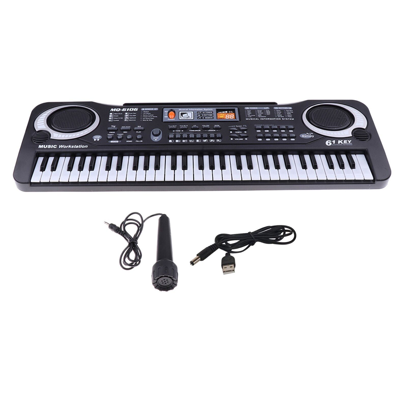 61 Keys Digital Music Electronic Keyboard Multifunctional Electric Piano