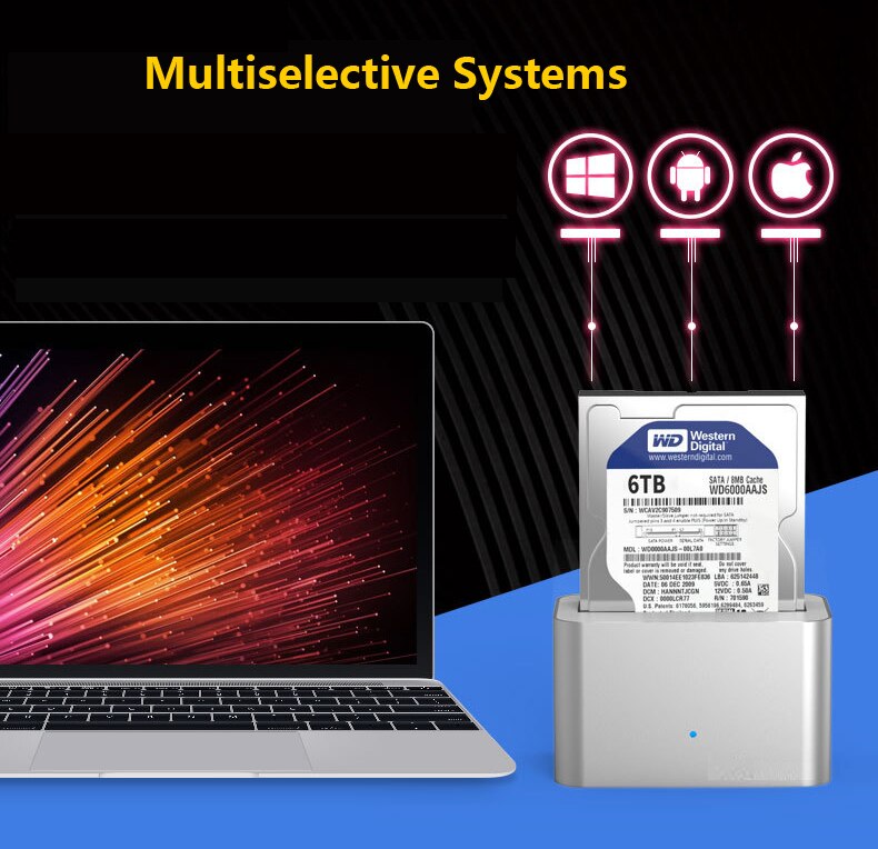 Goldendik nopea usb 3.0 2.5 tuuman  to 3.5 tuuman kotelo tyyppi c usb max tuki 8tb hdd-sovitin