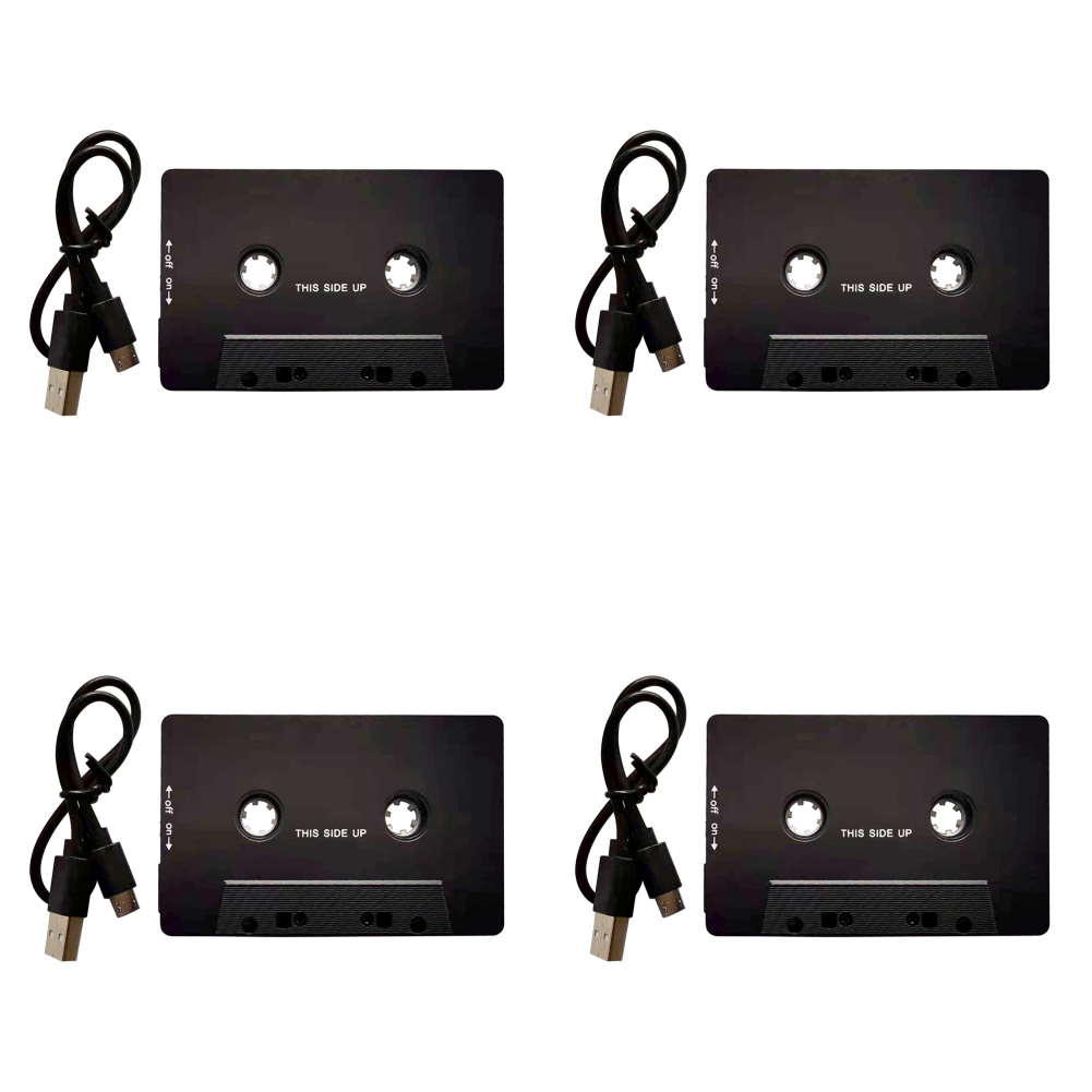 Cassette Adapter Bluetooth-compatibele Aux Stereo Auto Universele Car Audio Cassette Tape Aux Stereo Adapter voor MP3 Speler: green