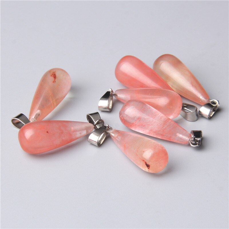 Grande pierre naturelle en forme de goutte d'eau, 5 pièces, pendentif Agates bleu en grès œil de tigre, Style Unique, collier à breloques, bricolage