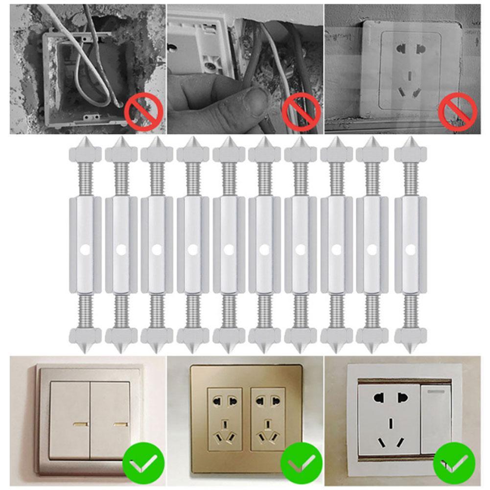 Interruttore di riparazione scatola elettrica presa viti a cassetta asta di supporto montaggio a parete scatola interruttori riparazione strumento accessori elettrici fissi