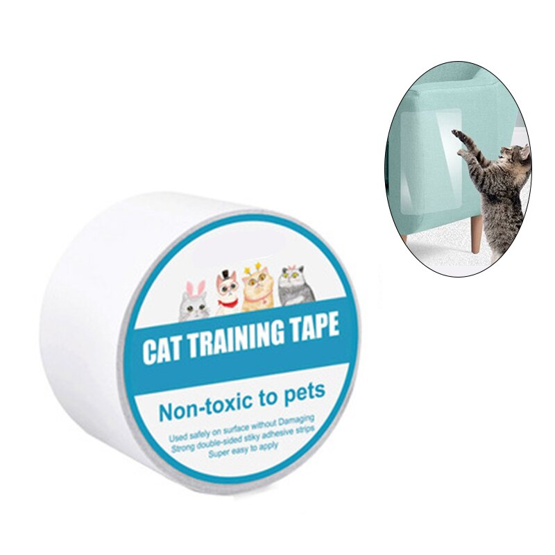 Transparent Cat Anti-Scratch Tape Roll Furniture Guards Couch Protector Cat Scratch Prevention Clear Sticker For Sofa