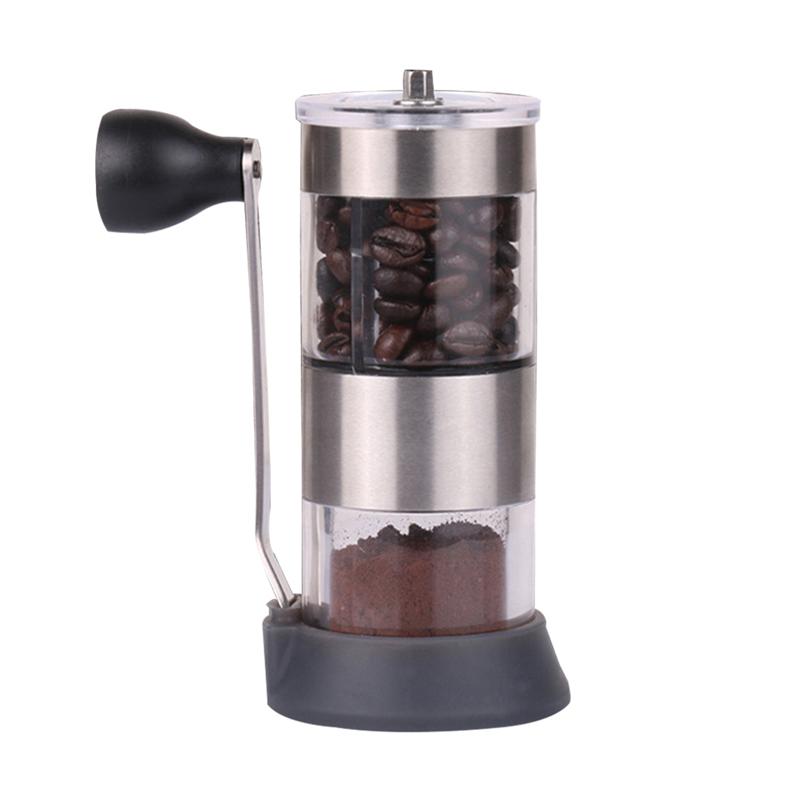 Handheld Mini Portable Spice Grinder Coffee Mill Coffee Grinder Hand Grinder with Hand-Crank for Office Outdoor Activities Use