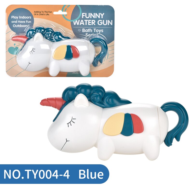 CSOC Lustige Spielzeug Einhorn Hai Schwein Wasser Pistolen Sommer Spielzeug: Licht Grau