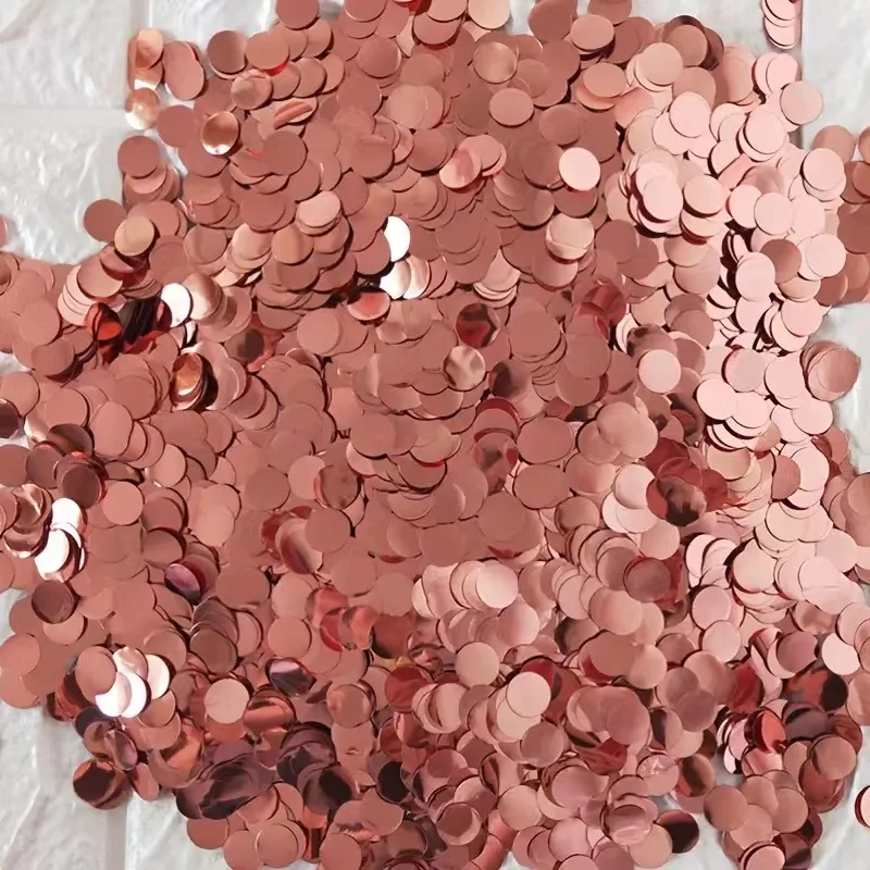Confettis ronds étoile or Rose 100g, 1.5cm, feuille de paillettes, pour anniversaire, mariage, réception pour bébé, décor de fête: Saphir profond