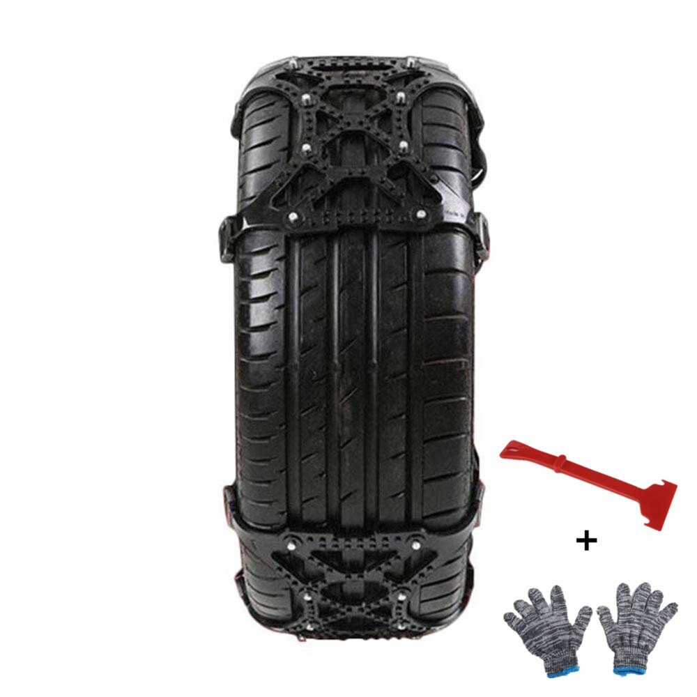 Trwały samochód łańcuch przeciwpoślizgowy śnieg łańcuch błotny zagęszczony wykwintny antypoślizgowy pasek opona samochowodwa z łopata robić śniegu rękawice