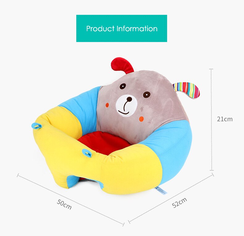 Chaise de canapé Portable pour bébé avec rembourrage en coton, Support pour bébé, coussin d&#39;assise, sac de haricots, décor de chambre de bébé