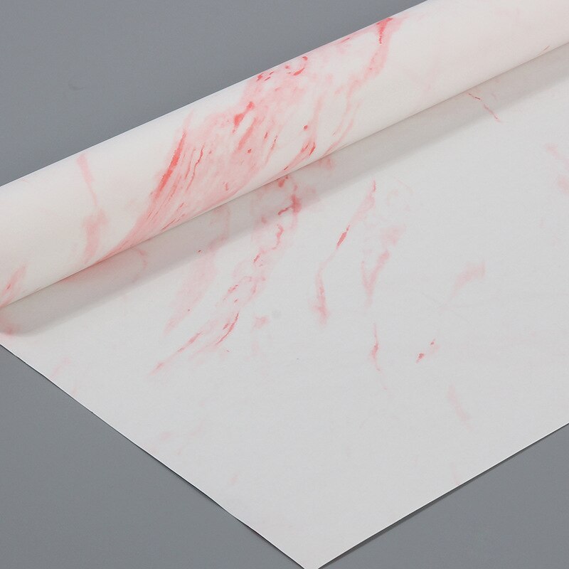 10 PCS/Roll Marmer Patroon Inpakpapier DIY Scrapbook Decoratieve Ambachten Bloem Maken Boeket Inpakpapier: C