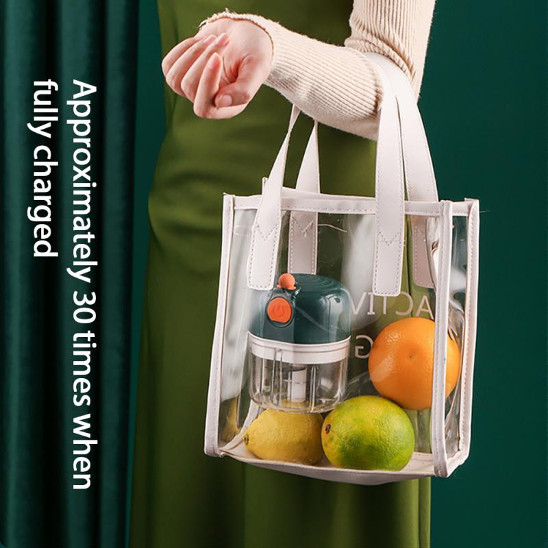 250Ml Elektrische Babyvoeding Keuken Tool Draagbare Mini Kinderen Effen Eten Mills Usb Vlees Groente Stamper Machine