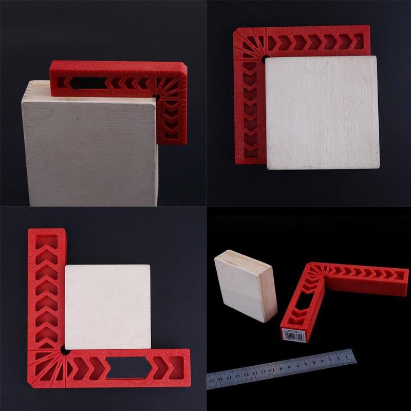 Woodworking Right Angle Ruler Locator Positioning Block Fixed Carpentry Clamp Tool Right Angle Assist Angle Measuring Tools