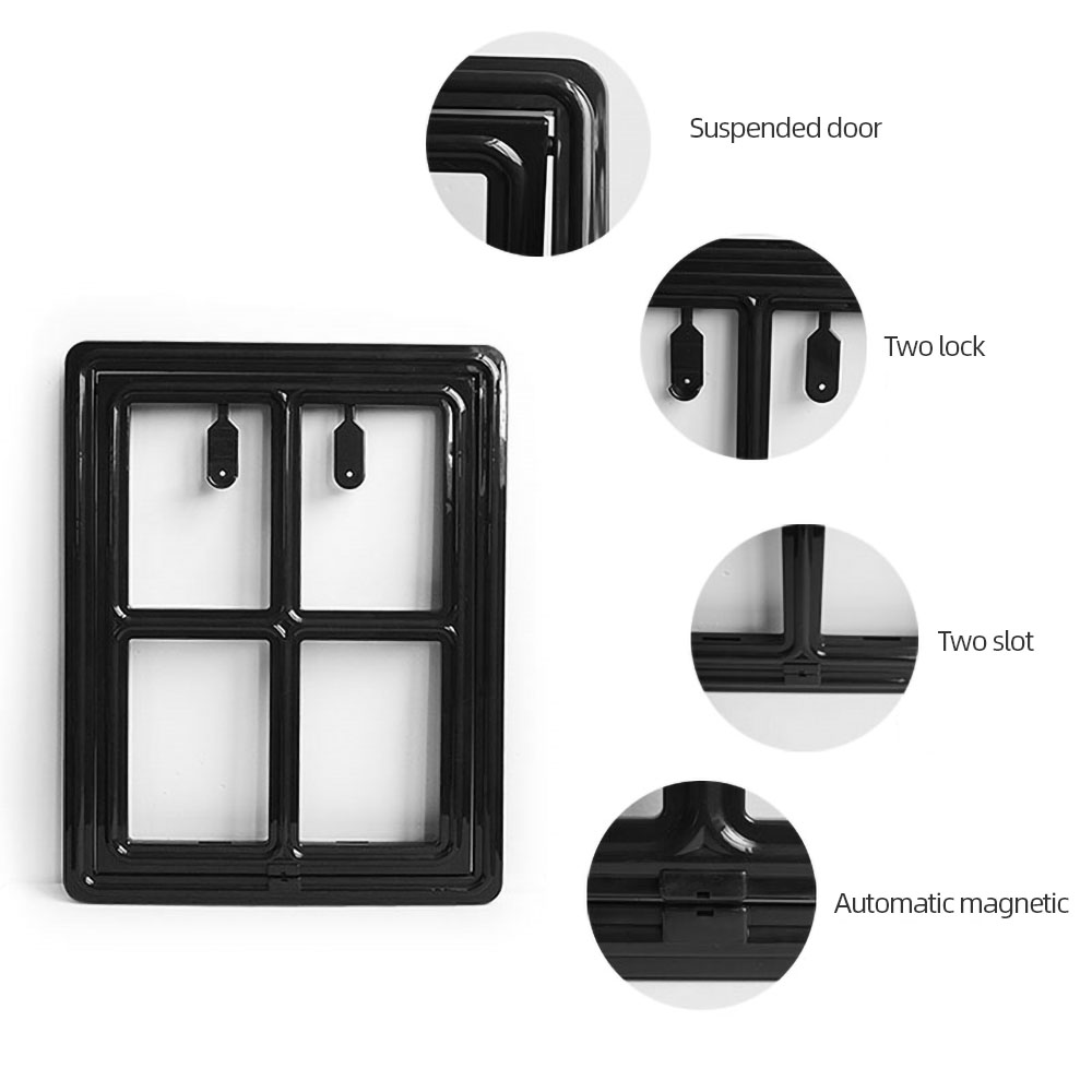 Cat Door Pet Screen Door Automatic Magnetic Dog Gate Cat Flap Door Cat Pet Product