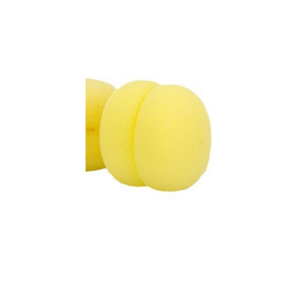 Rulos de pelo de espuma de fresa para mujer, herramienta de rizador de esponja sin calor, peinado diario, rizador esponjoso, rulos de pelo manuales, 1/6/12 Uds.: Gris