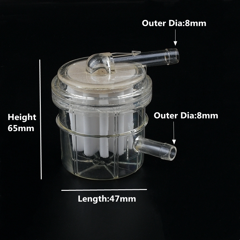 1-5 Stuks 7 Mm 8 Mm 3/8 "Auto Moto Brandstoffilter Motor Inline Carb Brandstof gas Filter Voor Grasmaaier Kleine Motor Auto Accessoires