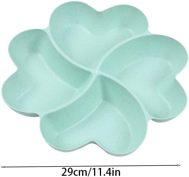 Talerz na słodycze Talerz na suszone owoce Kosz na owoce Talerz na owoce w kształcie serca Talerz na słodycze Przekąnarty Orzechy Miska Pojemnik na miskę: zielony