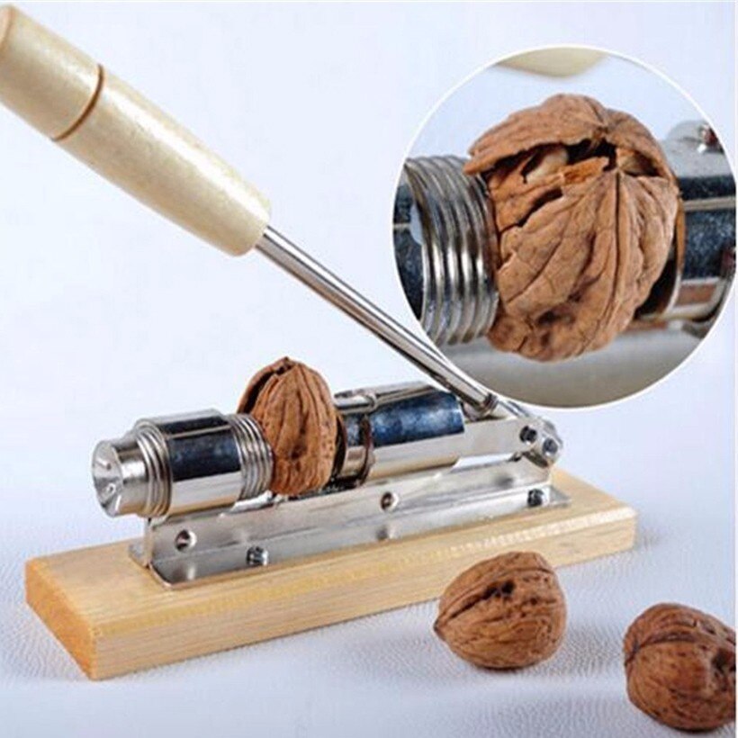Walnut Shell Breaker Mechanical Sheller Walnut Nutcracker Nut Cracker Almond Fast Opener Kitchen Tools