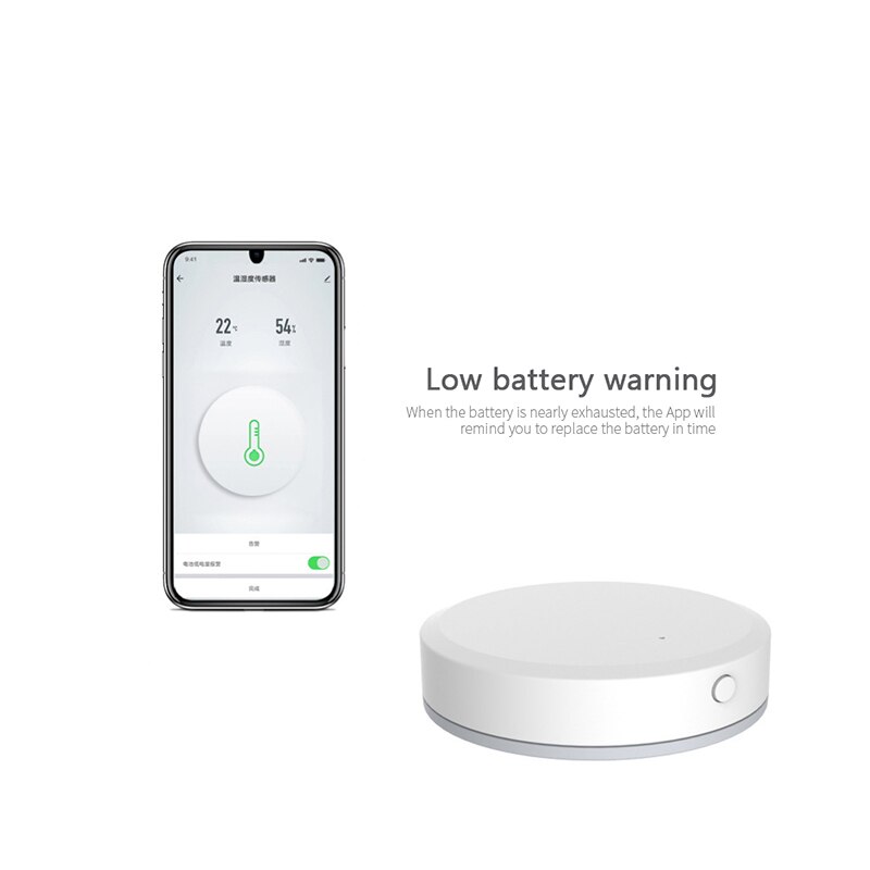 Tuya ZigBee Smart Temperature And Humidity Sensor Battery Powered Smart Home Control sensor Gateway Needed IFTTT APP Smart Life