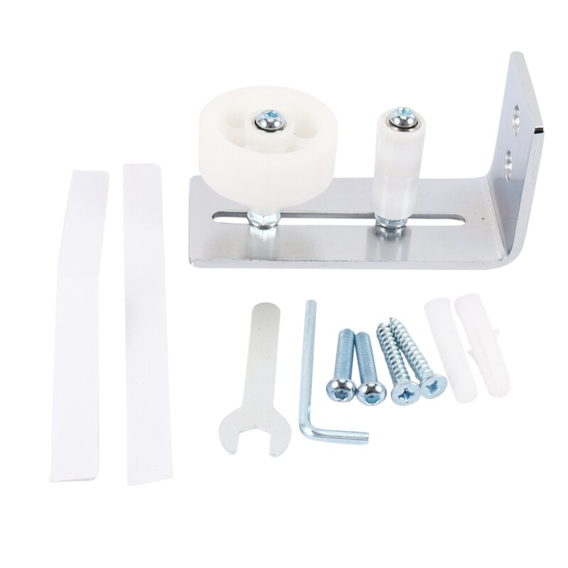 Jfbl Schuur Deur Vloer Gids Rvs Wandmontage Blijven Schuur Deur Roller Gidsen Flush Krasvrije Wielen met Bal Beer