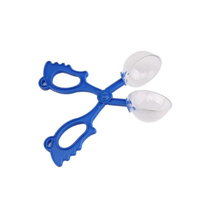 Tijeras de plástico para atrapar insectos, pinzas para niños, herramienta práctica, 1 unidad
