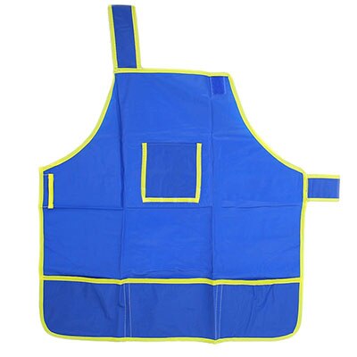 Multi function waterproof kids Apron for Children Apron With Pocket painting Child Pinafore Drawing Cooking Aprons Logo: Default Title