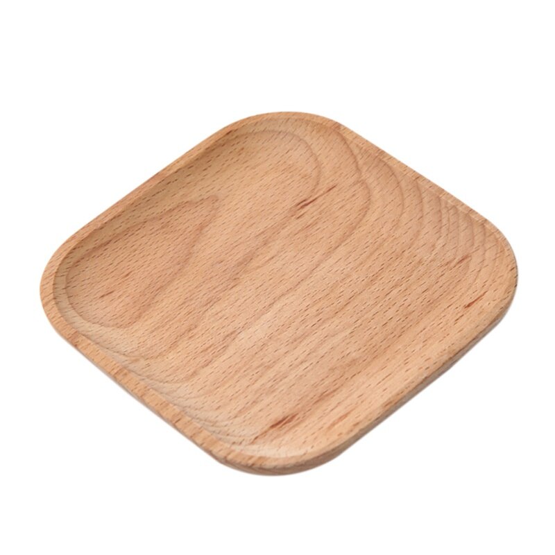 Houten Snack Plaat Ronde Taart Vruchten Schotel Kamer Dessert Dienblad Hout Sushi Board Party Servies: C