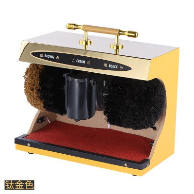HA-Life Home Shoe Polisher Shoe Polishing Machine Automatic Horizontal Induction Shoe Cleaning Machine: Titanium