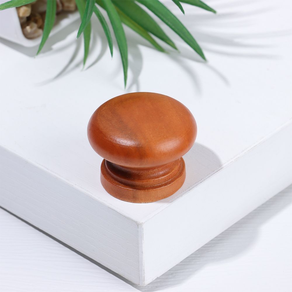 Boutons de tiroirs en bois naturel, 1 pièce, pour armoire de cuisine, armoire, commode, poignée de meubles avec vis