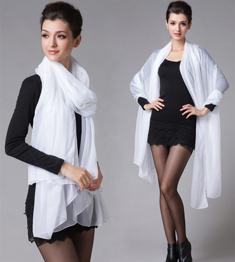 Noir blanc ivoire rouge mousseline de soie châle Wrap de mariage/étole boléro de mariée/Pashmina/Tippet/écharpe/haussement d'épaules