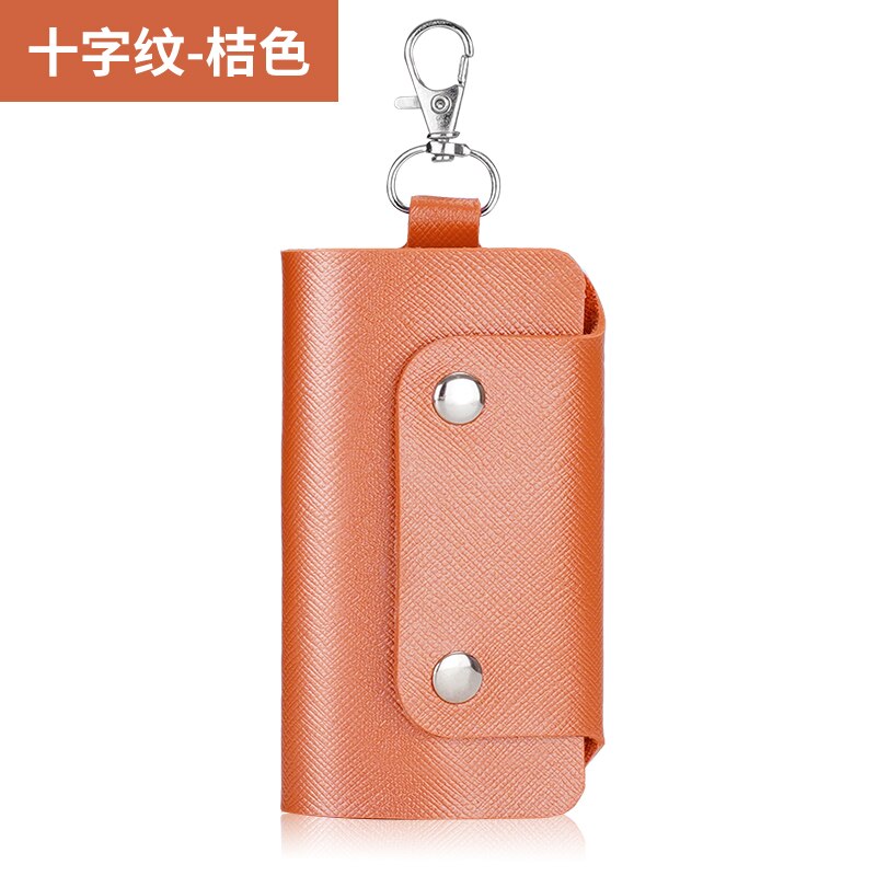 16 kleuren leren sleutelhouders huishoudster houders auto sleutelhanger sleutelhanger autosleutelhoes unisex eenvoudige sleuteltas opbergtas: 12