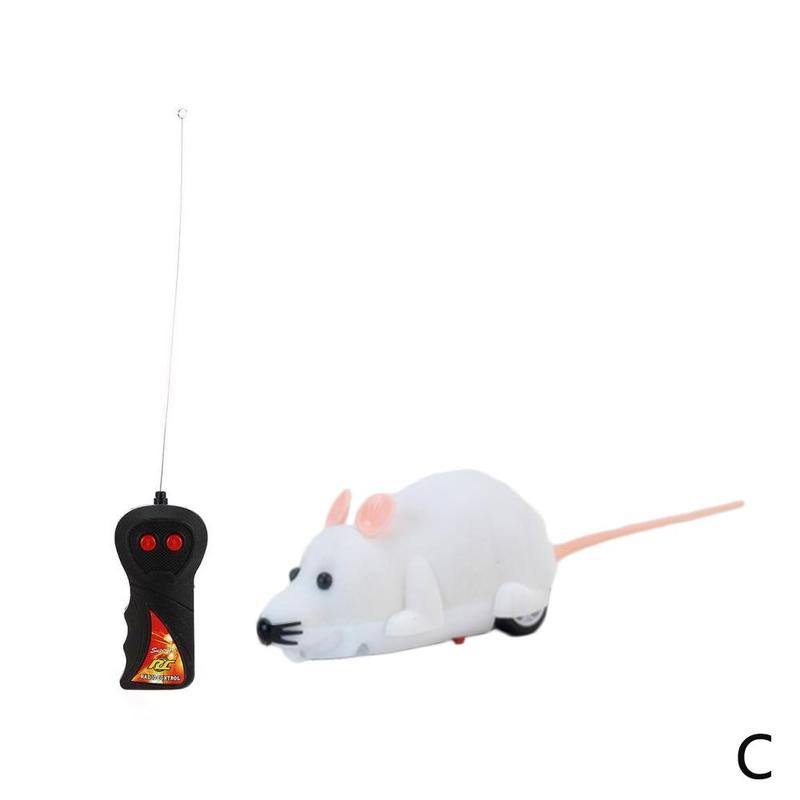 5 Colors Cat Toys Remote Control Wireless RC Electronic Cat For Kitten Toy Simulation Rat Mice Toy Toy Novelty Mous F8J8: C
