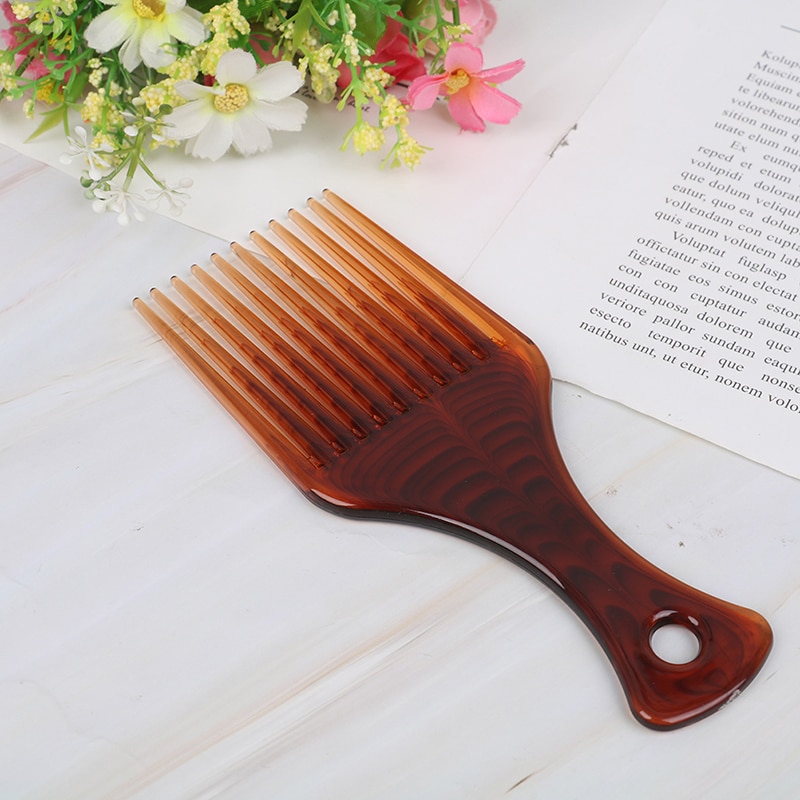 Women Random Wide Tooth Hair Comb Curly Hair Brush Salon Hairdressing Styling Long Tooth Styling Pick Comb