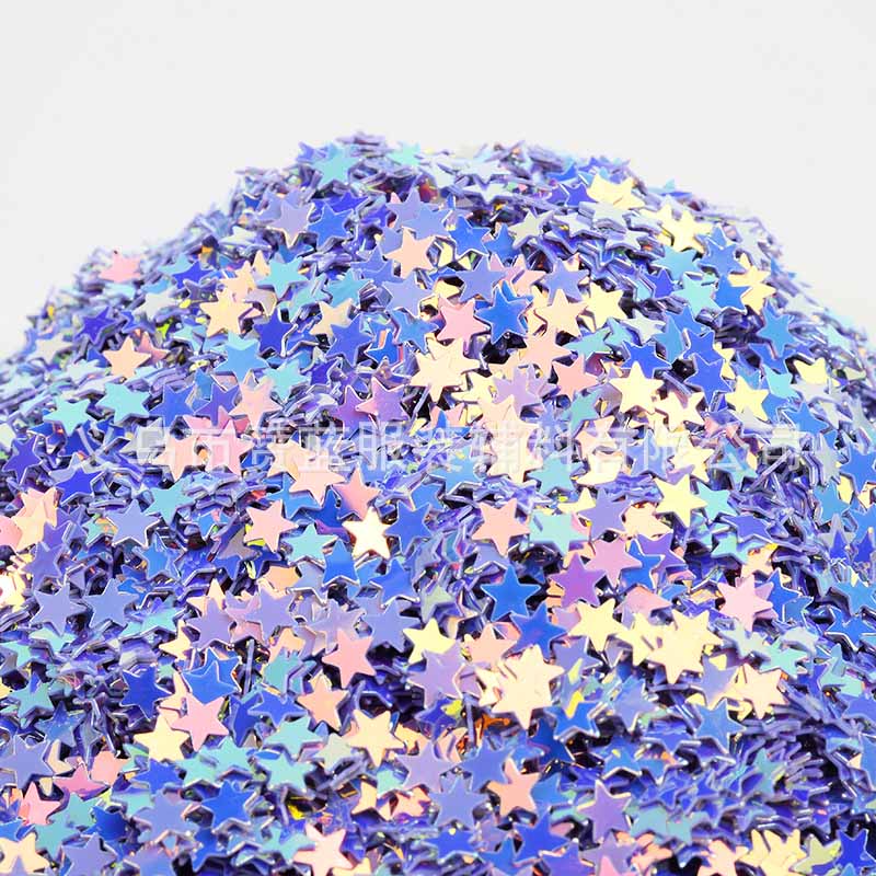 4mm vijfpuntige ster nagellak sequin crystal modder DIY handgemaakte materiaal glitter oogmake-up patch glitter bruiloft party gooi