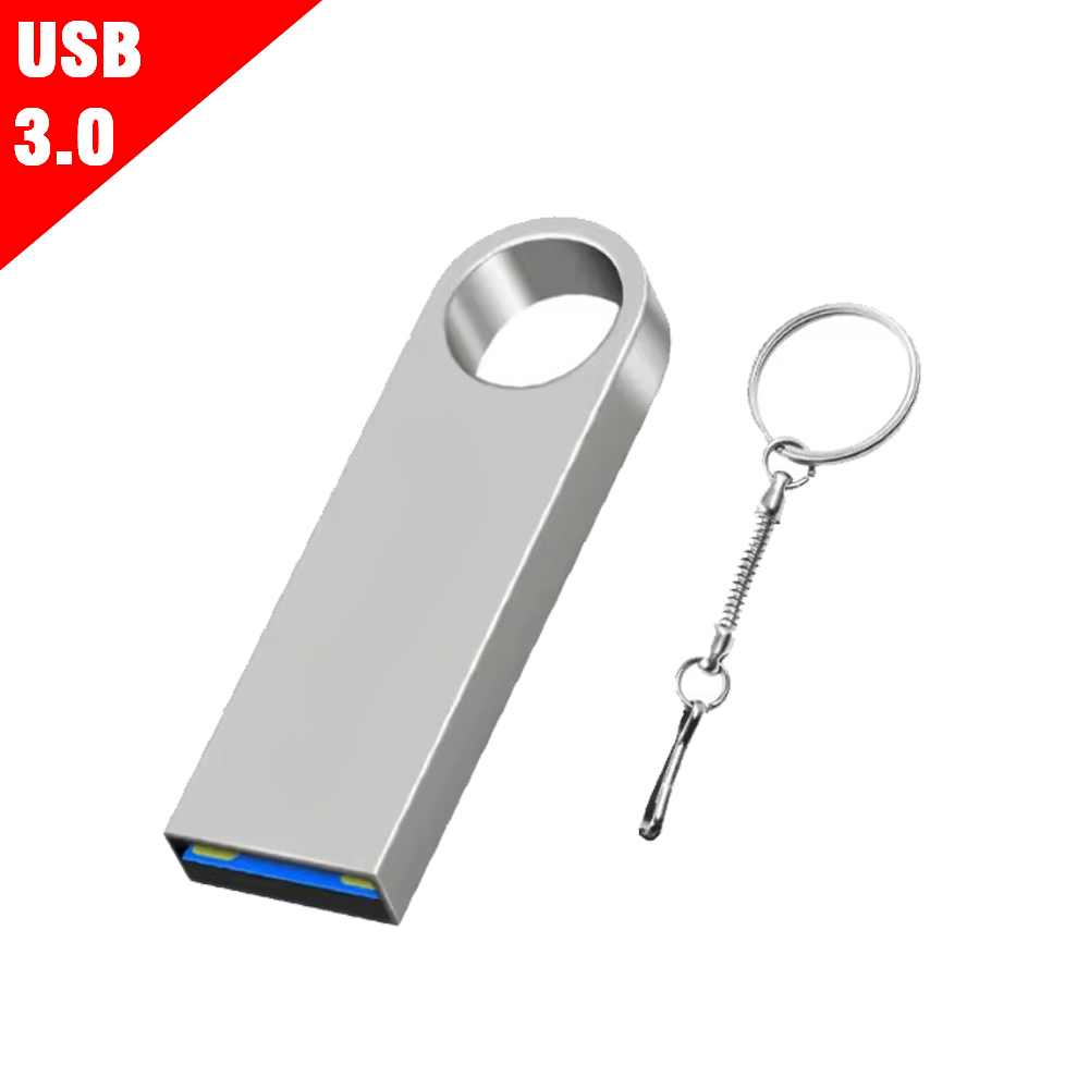 Metal USB 3.0 Flash Drive 128GB 64GB Silver High Speed ​​Pen Drive 32GB 16GB Waterproof Memory Stick Keychain U disk Gold: WHITE / 4GB