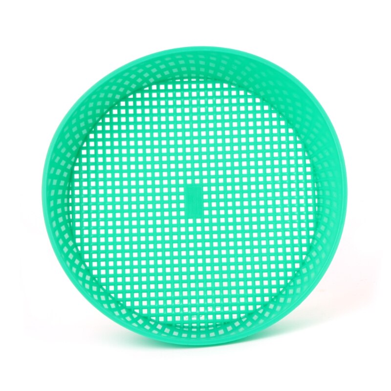 Plastic Garden Sieve Riddle Green For Composy Soil Stone Mesh Gardening Tool