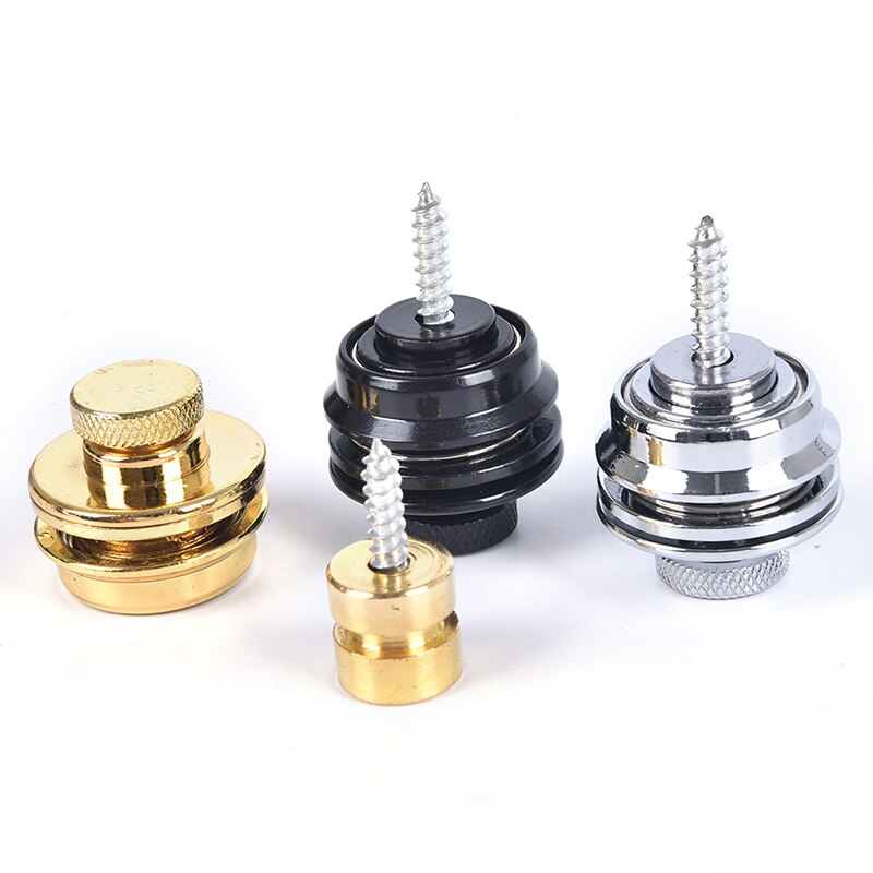 1Pc Gitaarband Knop Lock Straplocks Gitaar Gesp Skidproof Akoestische Elektrische Bas Strap