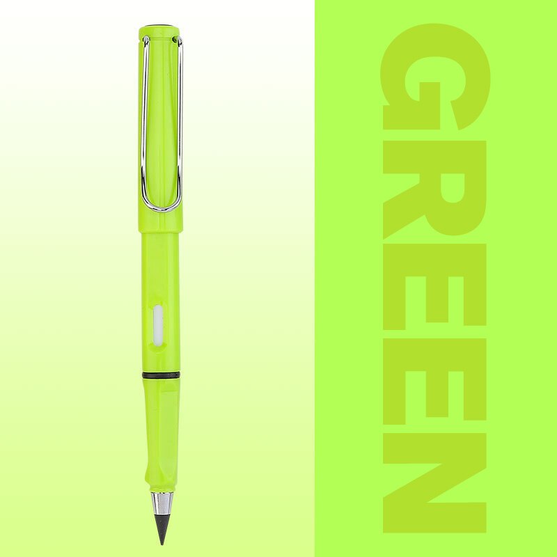 Technology No Ink Pen Unlimited Writing Pencils No Cutting Students Magic Pencils For Writing Art Sketch Painting Tools: Green