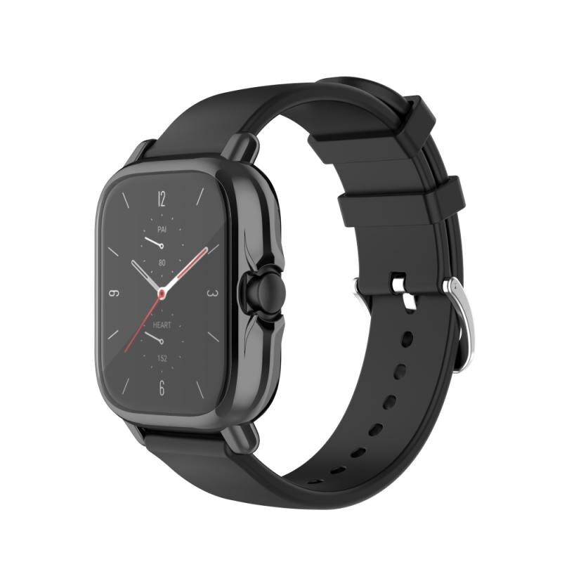 1Pc A1968 Galvaniseren Tpu All-Inclusive Anti Rubber Mouwen Voor Huami Amazfit Gts 2 Horloge Beschermende case Accessoires