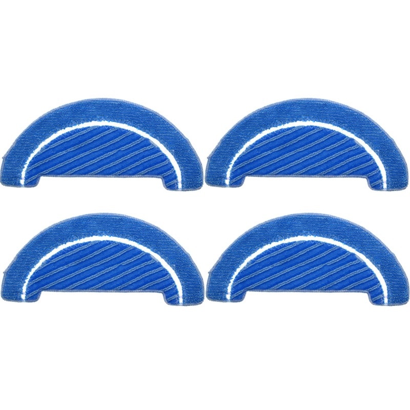 Vacuum Cleaner Main Brush Side Brush HEPA Filter Mop Cloth Compatible with Eziclean ONE Aqua 210 Robot Vacuum Cleaner Parts Accessories(10pcs HEPA Filter