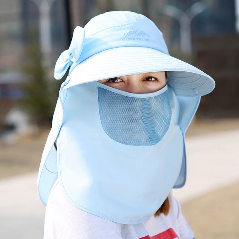 Utomhus sommar uv-säker helmask anti-uv visir skärmhatt solskyddande plast nylon skärm fiskekeps vandringsskydd: 13