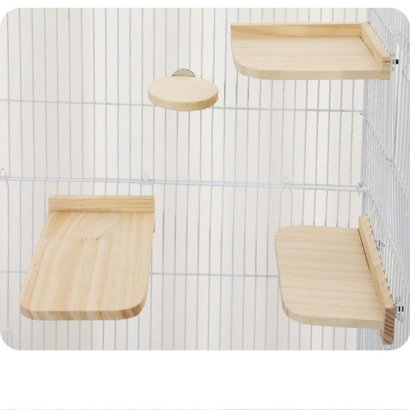 Chinchilla Houten Platform Set Chinchilla Kooi Platform Kleine Dieren Kooi Accessoires voor Eekhoorn Gerbil Suiker Zweefvliegtuig Hamsters